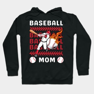 My Favorite Baseball Player Calls Me Mom Gift for Baseball Mother mommy mama Hoodie